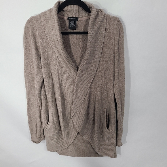 Max & Mia Sweaters - Max & Mia Women's Size Small S Mocha Open Cardigan Sweater Duster‎ Comfycore